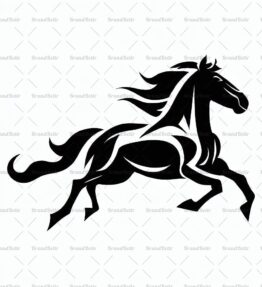 Galoppierendes Pferd